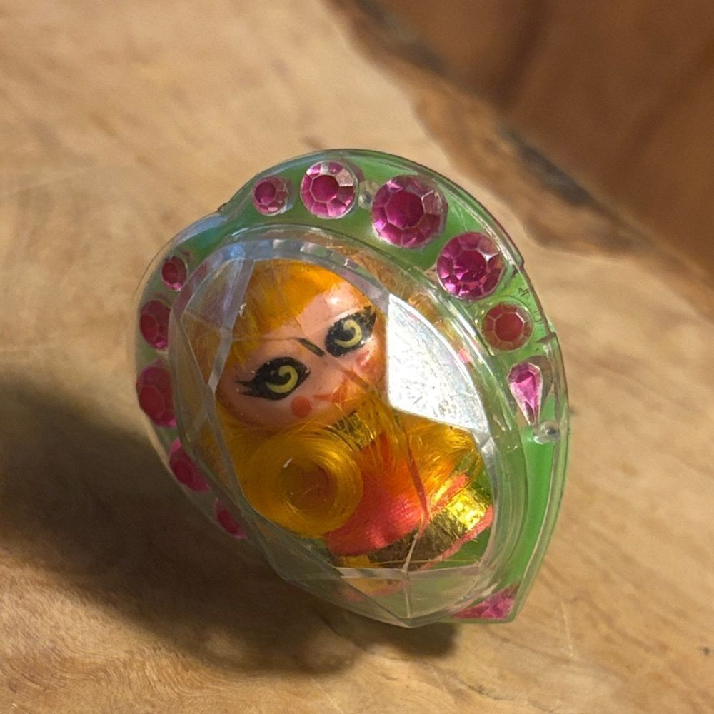 Vintage Liddle Kiddle Doll Heart Ring